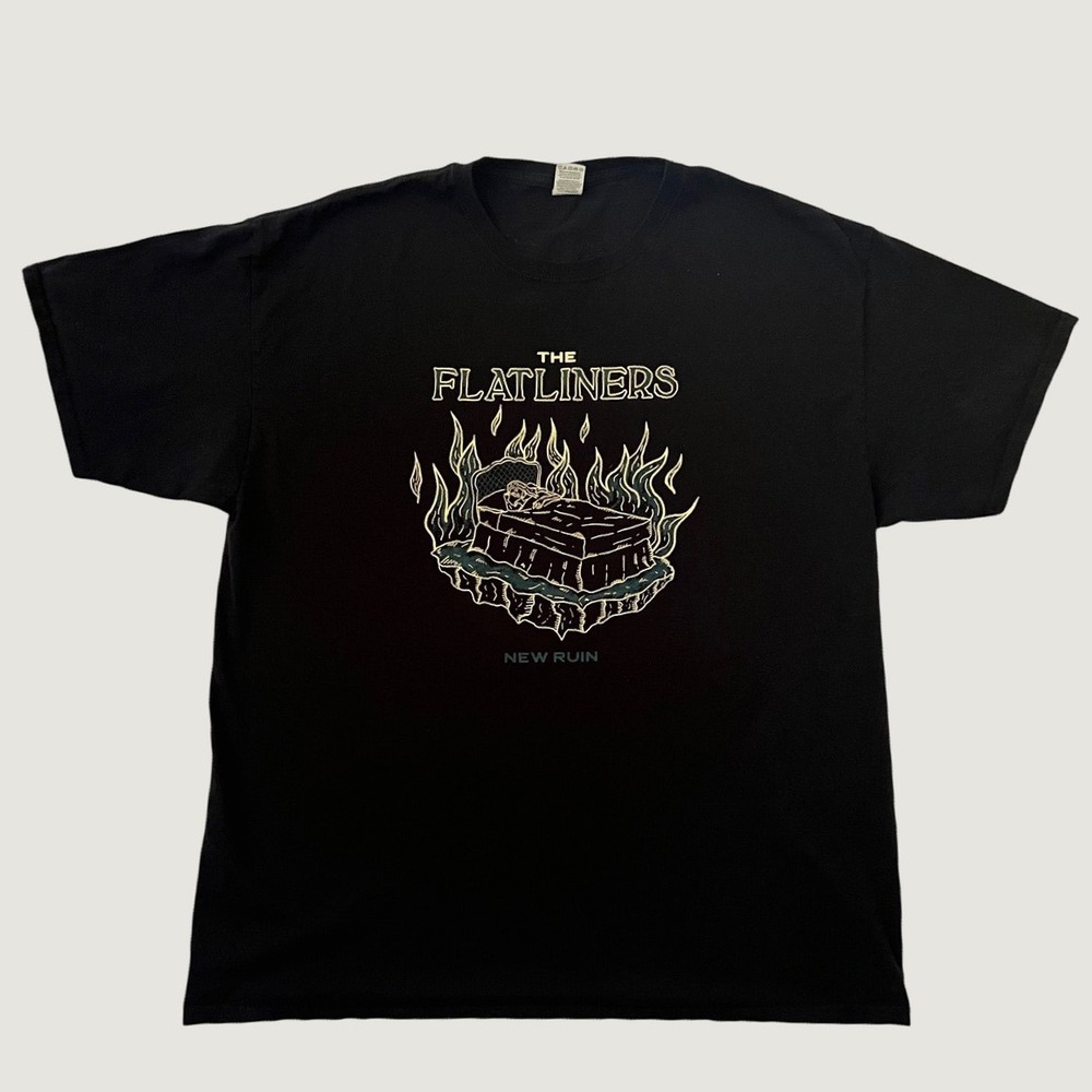 The Flatliners New Ruin Band Shirt Black Fat Wreck Chords XL